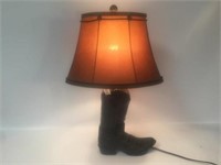 Cowboy Boot Lamp - 25" Tall
