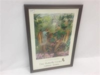 Framed Signed Print "Day Butterfly Center" by