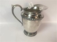 Silverplate 8" Tall Pitcher by William Rogers