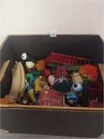 BOX OF SMALL TOYS