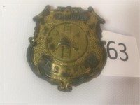 Vintage Tootsie Toy Junior Fire Chief Badge