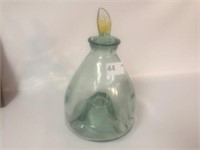Hand Blown Glass Fly Trap - 12" Tall