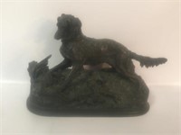 Bronze Figurine by P J Mene - 14" L x 9" T