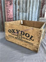 Oxydol wood box