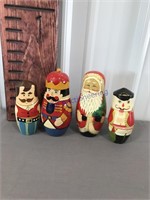 Set of 4 Russian nesting dolls