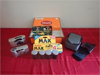 35mm Cameras with Film & Cases