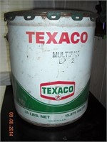 5 gal Texaco Can with lid