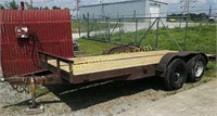 HD 16 foot tandem axle equipment trailer