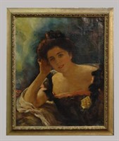 PORTRAIT  ATTRIB. TO JAMES CARROLL BECKWITH