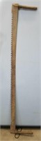 Antique 2 Man Hand Saw 6 Foot Long