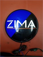 Vintage Zima Lighted Display Sign