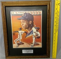 1984 Dwight Gooden K Korner Mirro-Art Plaque