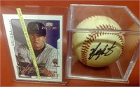 Matt Mantei Autographed Baseball & Card