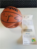 Shawn Kemp Autograph Mini Basketball COA