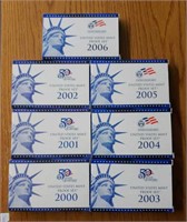 2000-2006 US proof sets