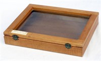 Smaller Wood & Glass Display Glass Show Case