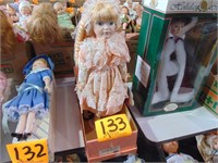Vintage Hello Dolly Porcelain Doll