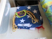 PURSE HANDLES AND FLAG