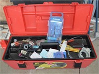 Plastic Tool Box Including Contents
