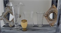 Home Decor Lot Vases & Mirrors
