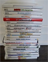 20 pcs Nintendo Wii Games