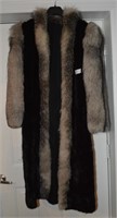 3/4 Length Fur Coat Fox & Mink (Small - Med.)