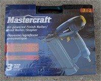 New In Box Mastercraft Finishing Nailer (Air)