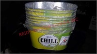 8 Miller Chill lime beer bucket