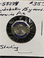 Studebaker 15 yr Service Pin