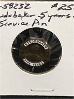 Studebaker 5 yr Service Pin
