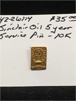 Sinclair Oil 5 yr Service Pin