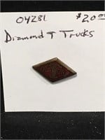 Vintage Diamond T Trucks Enamel Pin