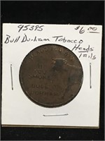 Bull Durham Tobacco Trade Coin