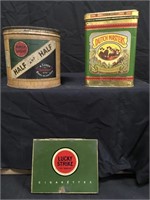 Vintage Tobacco Tin Lot