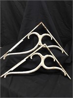 Pair of Cast Iron Shelf Brackets