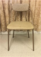 Vintage Metal Card Table Chair
