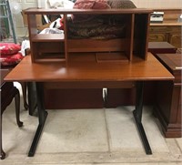 Modern Desk with Hutch Top