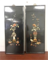 Oriental Inlaid Wall Plaques