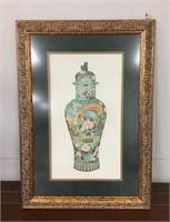 Ornate Framed Oriental Artwork