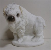 Stone Critters Co. White Buffalo Form Figurine