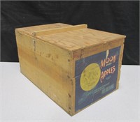 Vintage Wood Moon Brand Apples Crate