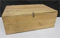 Vintage Canadian Kishman Fish Co. Wood Crate
