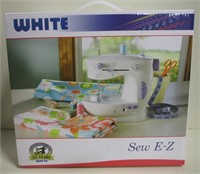 White Co Sew E-Z Electric Sewing Table Top Machine