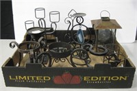 Various South West & Modern Metal Candle Holders