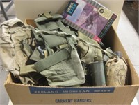 Various Military Backpacks, Bags, Belts & More