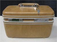 Vintage Brown Samsonite Cosmetic Travel Case