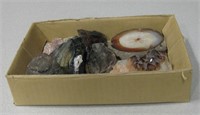 Various Raw Minerals, Beach Glass, Quartz, etc.