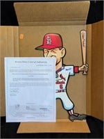 JSA Stan Musial Signed Cardboard Cut Out