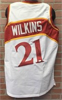 JSA Signed Dominque Wilkins Jersey