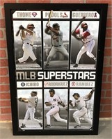 MLB Super Stars Framed Poster